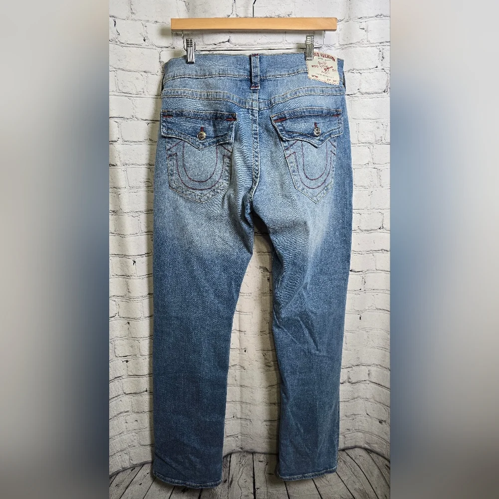 True Religion Men's Ricky Relaxed Straight Jeans‎ Size 36